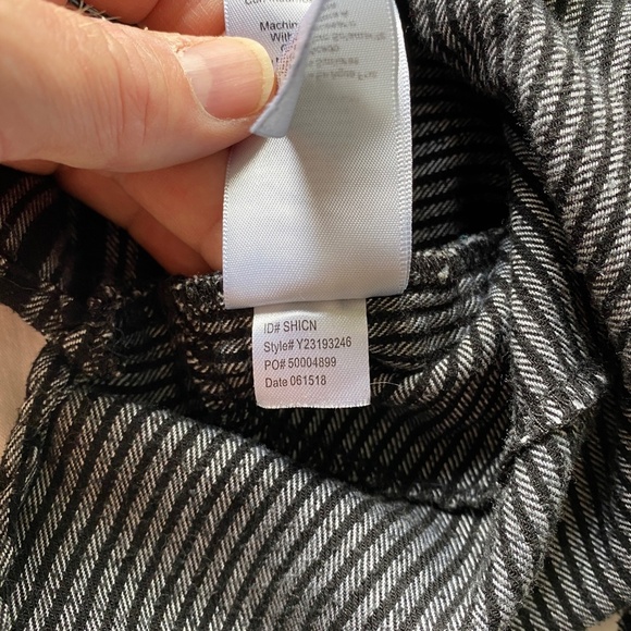 DKNY Black and White Striped Mini Dress - Picture 10 of 14